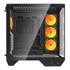 Darkflash DY470 datora korpuss (melns) + 4 ventilatori + GPU kronšteins