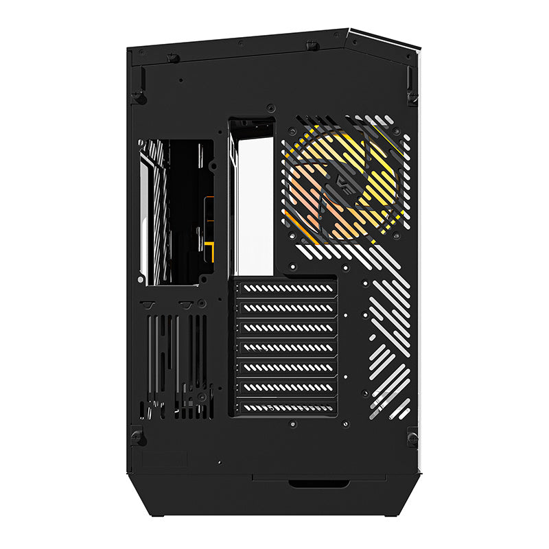 Darkflash DY470 datora korpuss (melns) + 4 ventilatori + GPU kronšteins