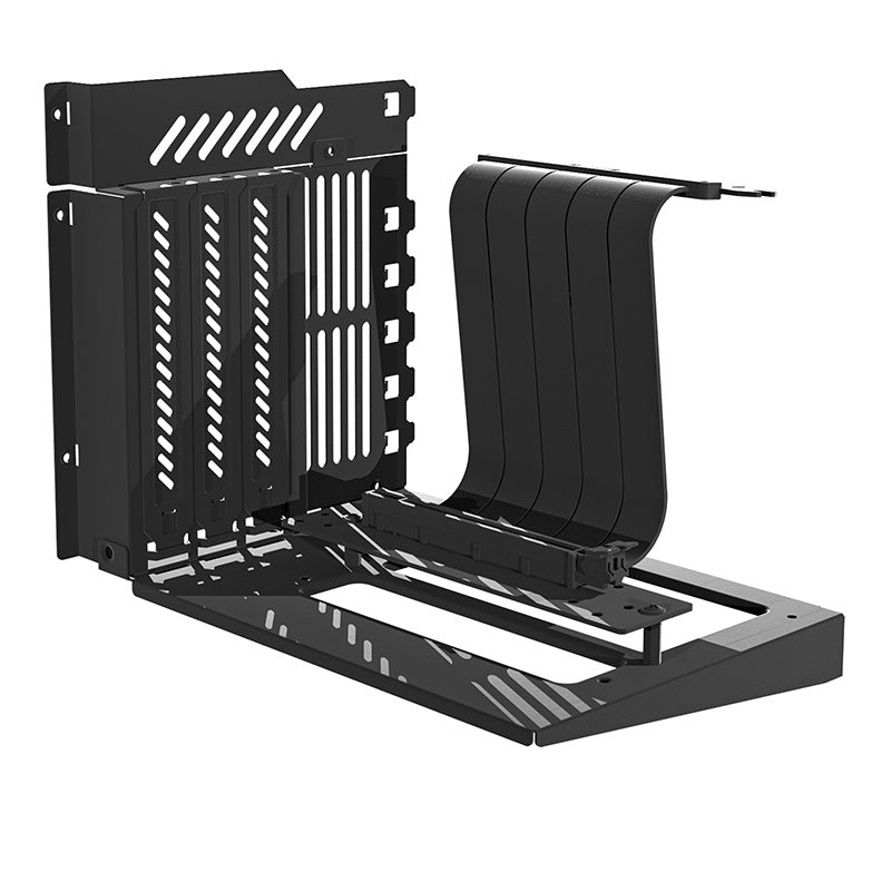 Darkflash DY470 datora korpuss (melns) + 4 ventilatori + GPU kronšteins