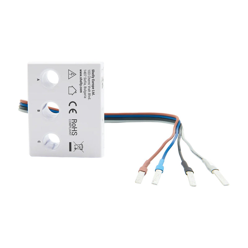 Shelly 3EM-63W Gen3 1/3 kanālu WiFi enerģijas skaitītājs (vadu modelis)