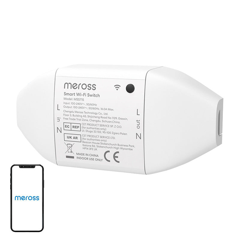 Meross MSS715MA-UN viedais WiFi slēdzis (Matter)