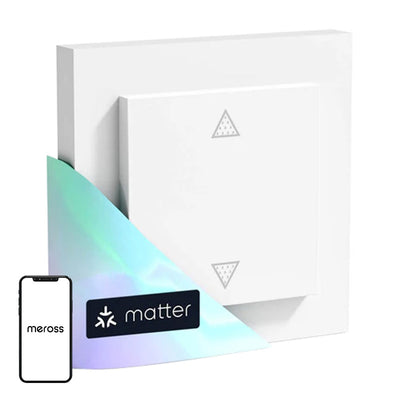 Meross MRS105MA-EU WiFi viedais rullo žalūziju slēdzis (Matter)