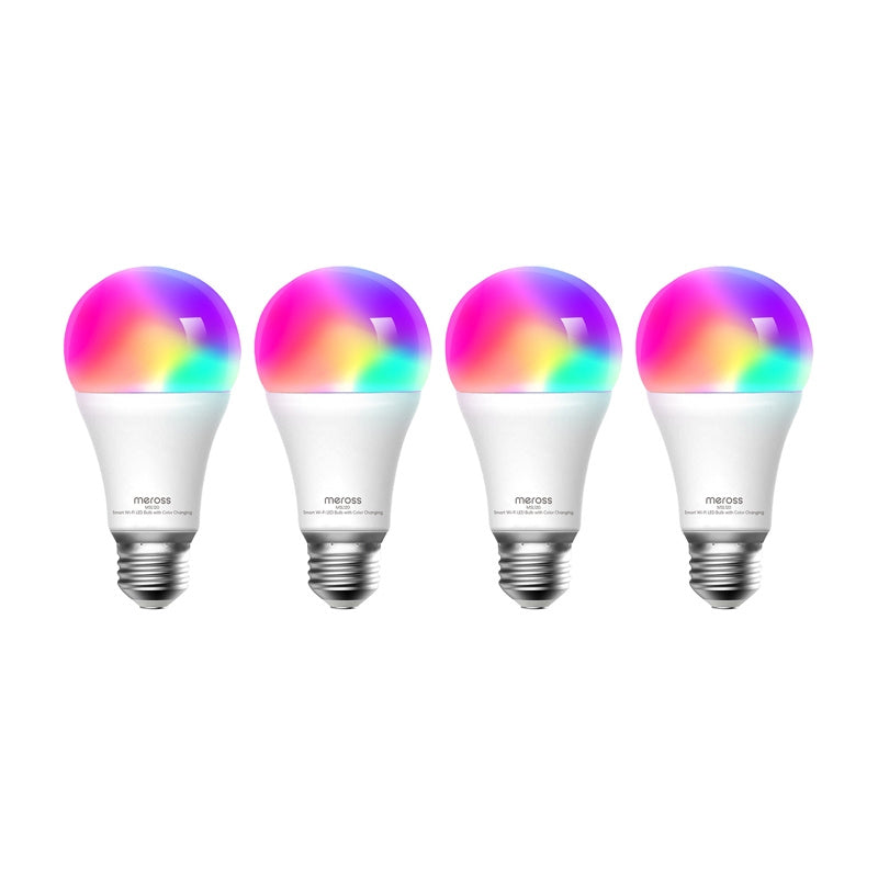 Meross MSL120 WiFi viedā LED spuldze (HomeKit) (četru spuldzīšu komplekts)