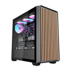 Darkflash DS900WD datora korpuss (melns) + 4 ventilatori