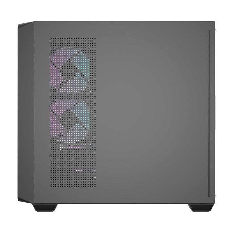 Darkflash DS900WD datora korpuss (melns) + 4 ventilatori