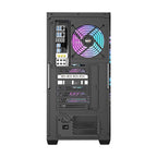 Darkflash DS900WD datora korpuss (melns) + 4 ventilatori