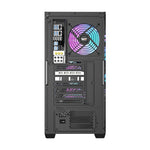 Darkflash DS900WD datora korpuss (melns) + 4 ventilatori