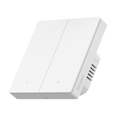 Sonoff ZBM5-2C-86W (2 kanālu) Zigbee viedais skārienjutīgais sienas slēdzis