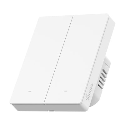 Sonoff ZBM5-2C-80W (2 kanālu) Zigbee viedais skārienjutīgais sienas slēdzis