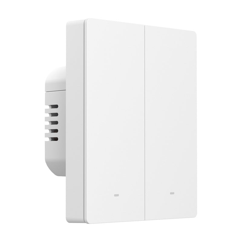 Sonoff ZBM5-2C-80W (2 kanālu) Zigbee viedais skārienjutīgais sienas slēdzis