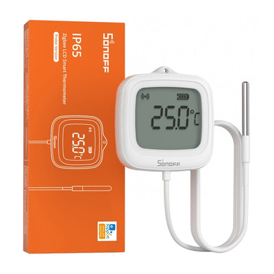 ZigBee LCD temperatūras sensors Sonoff SNZB-02LD (ar zondi)