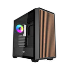 Darkflash DS900WD ATX datora korpuss (melns) + 4 ventilatori