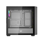 Darkflash DS900WD ATX datora korpuss (melns) + 4 ventilatori