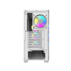 Darkflash DS900WD ATX datora korpuss (balts) + 4 ventilatori