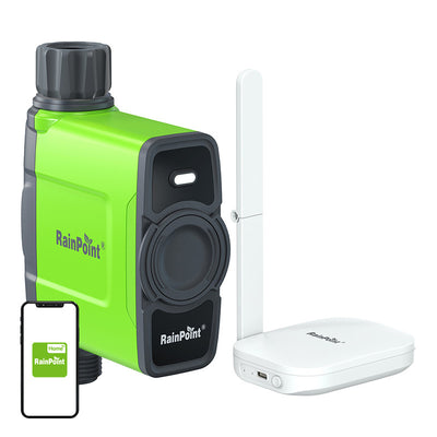 RainPoint Wifi 1 zonas apūdeņošanas kontrolieris ar vārteju