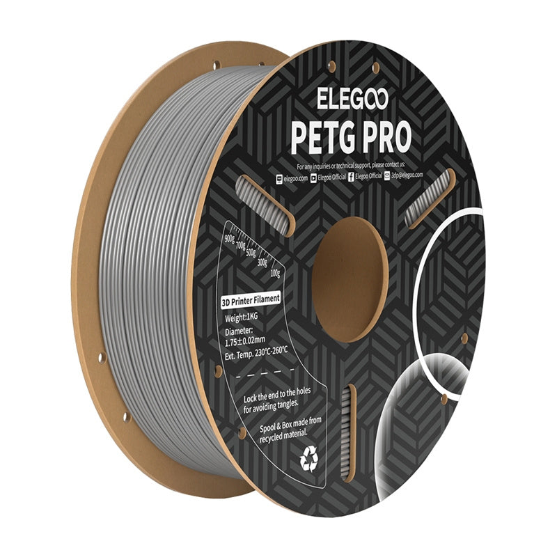 Filaments PETG Pro ELEGOO (Pelēks)