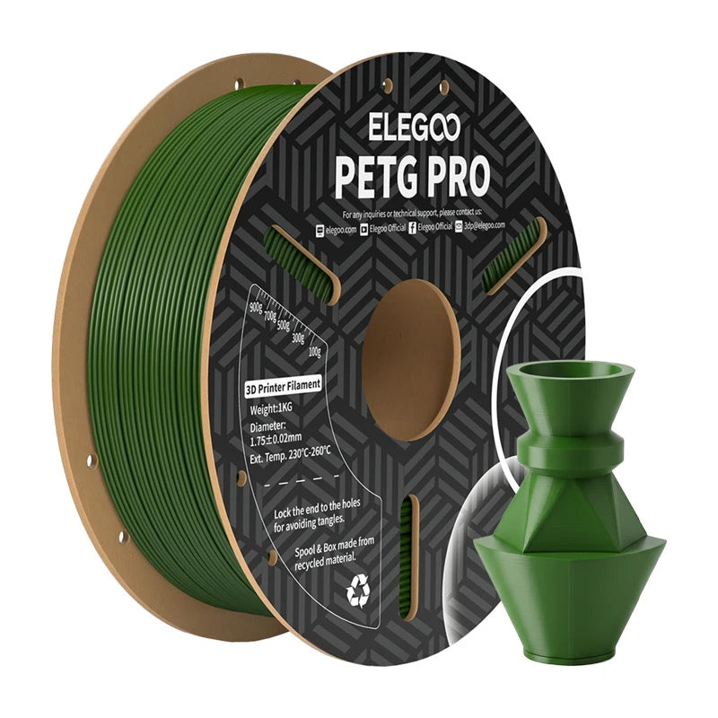 ELEGOO PETG Pro kvēldiegs (olīvu zaļš)
