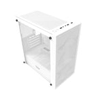 Darkflash M305 Mesh datora korpuss bez ventilatoriem (balts)
