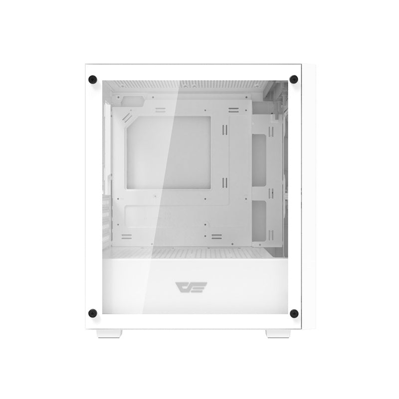 Darkflash M305 datora korpuss bez ventilatoriem (balts)