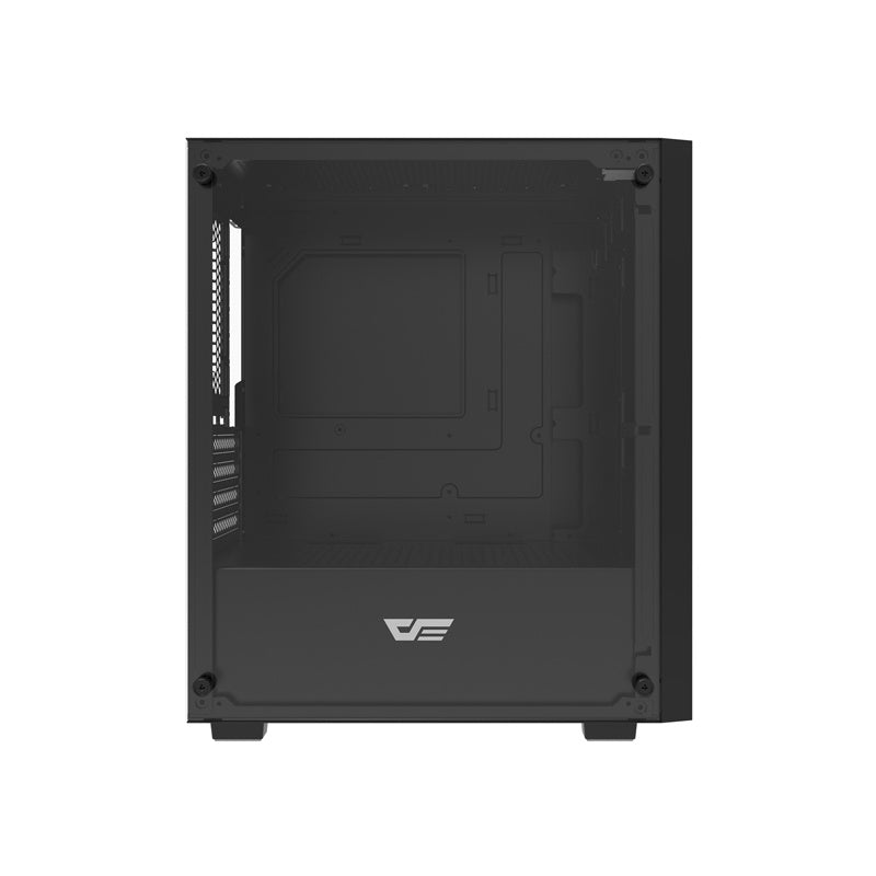 Darkflash M305 datora korpuss bez ventilatoriem (melns)