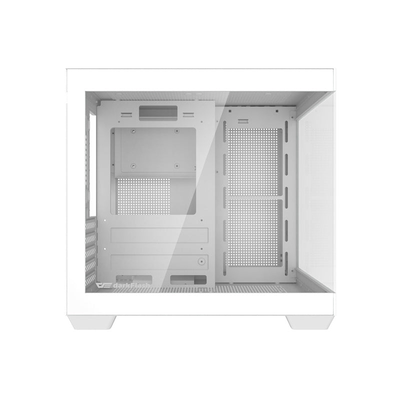 Darkflash C275P datora korpuss bez ventilatoriem (balts)