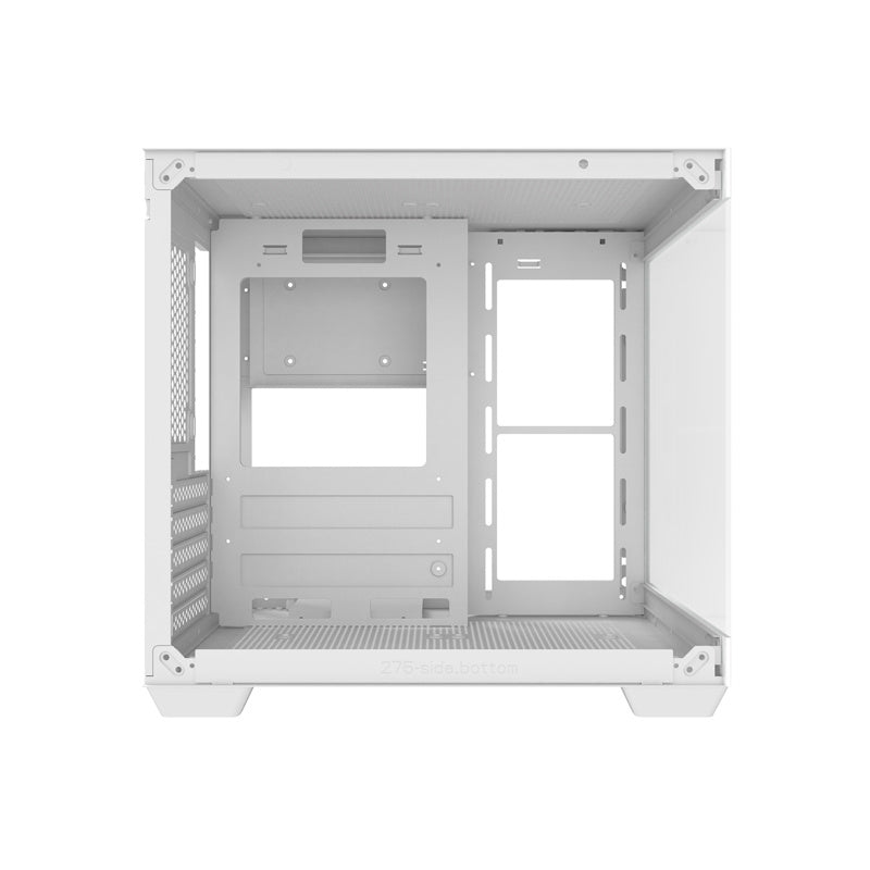 Darkflash C275P datora korpuss bez ventilatoriem (balts)