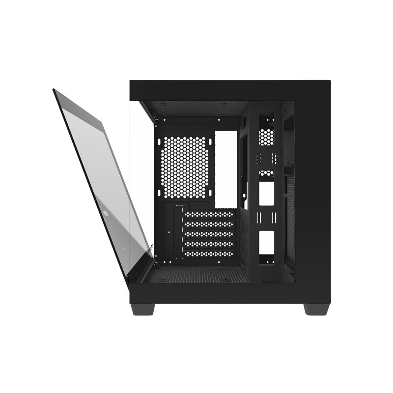 Darkflash C275P datora korpuss bez ventilatoriem (melns)
