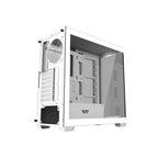 Darkflash DS900W datora korpuss bez ventilatoriem (balts)