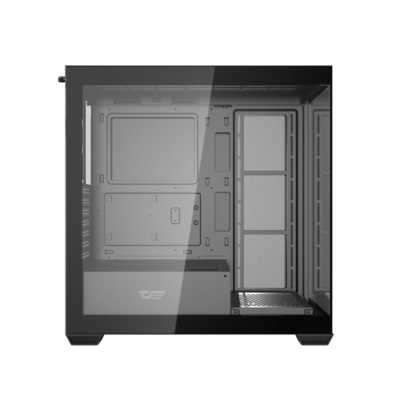 Darkflash DS900W datora korpuss bez ventilatoriem (melns)