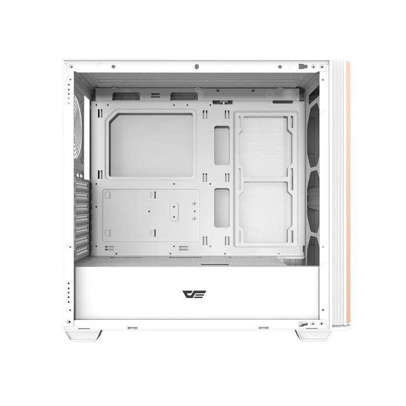 Darkflash DS900WS ATX datora korpuss bez ventilatoriem (balts)
