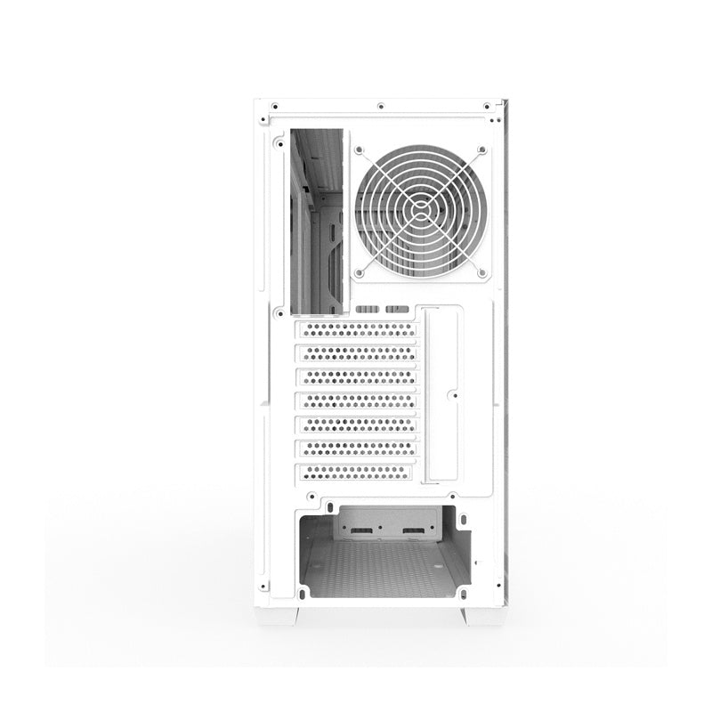 Darkflash DS900WS ATX datora korpuss bez ventilatoriem (balts)