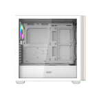 Darkflash DS900WS datora korpuss (balts) + 4 ARGB ventilatori