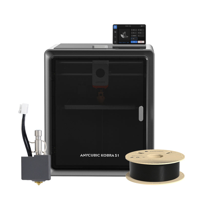 Anycubic Kobra S1 Combo 3D Printer + Hotend + Filament free