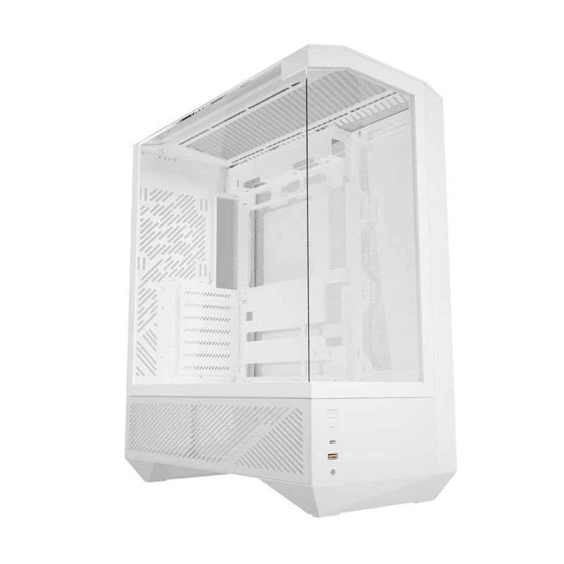 Darkflash DY460 datora korpuss (balts) + 4 ARGB ventilatori