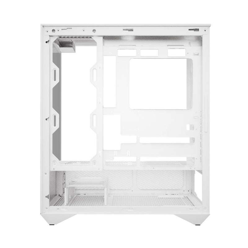 Darkflash DY460 datora korpuss (balts) + 4 ARGB ventilatori