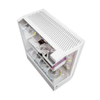 Darkflash DY460 datora korpuss (balts) + 4 ARGB ventilatori