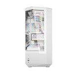 Darkflash DY460 datora korpuss (balts) + 4 ARGB ventilatori