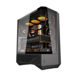 Darkflash DY460 datora korpuss (melns) + 4 ARGB ventilatori