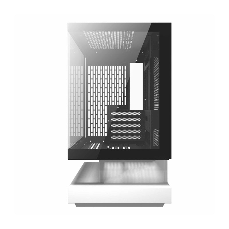Darkflash F1 datora korpuss (balts) + 6 ARGB ventilatori