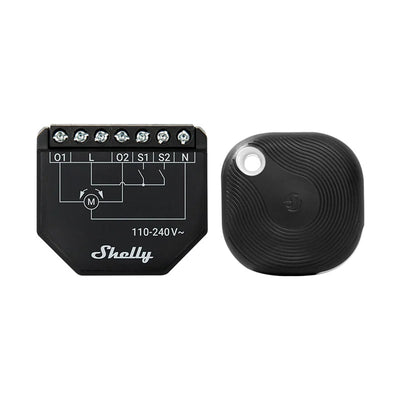 WiFi Shelly Shutter + BLU Button Tough 1 žalūziju/aizkaru kontrolieris
