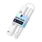 Meross MSP844(EU) viedais ātrās uzlādes pagarinātājs, 4 kontaktligzdas + 2x USB-A + 2x USB-C (Matter)