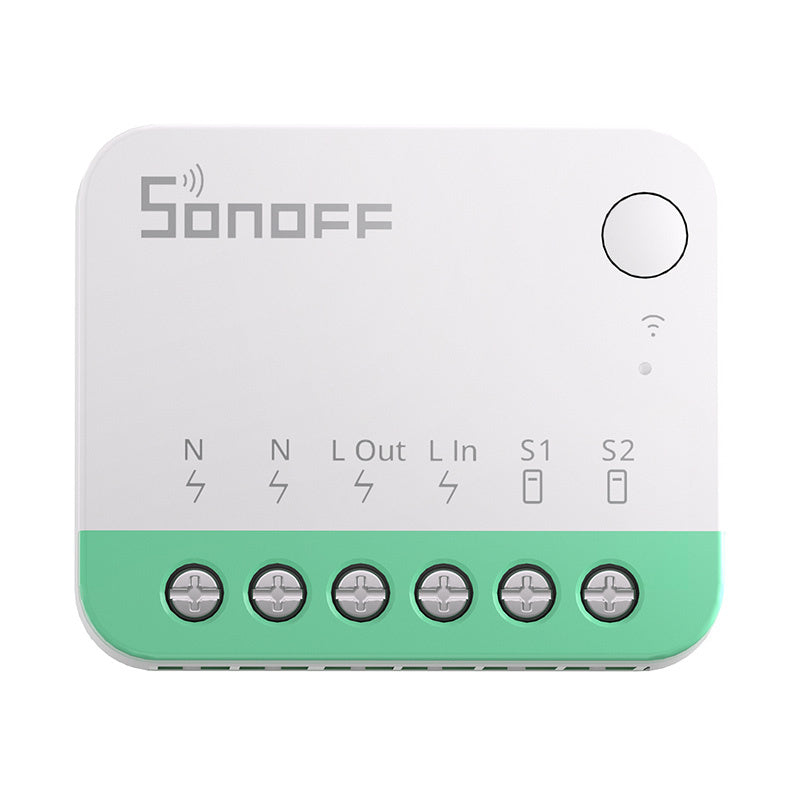 Sonoff MINIR4M Matter viedais WiFi mini slēdzis (HomeKit, SmartThings, Home Assistant).