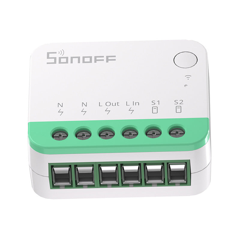 Sonoff MINIR4M Matter viedais WiFi mini slēdzis (HomeKit, SmartThings, Home Assistant).