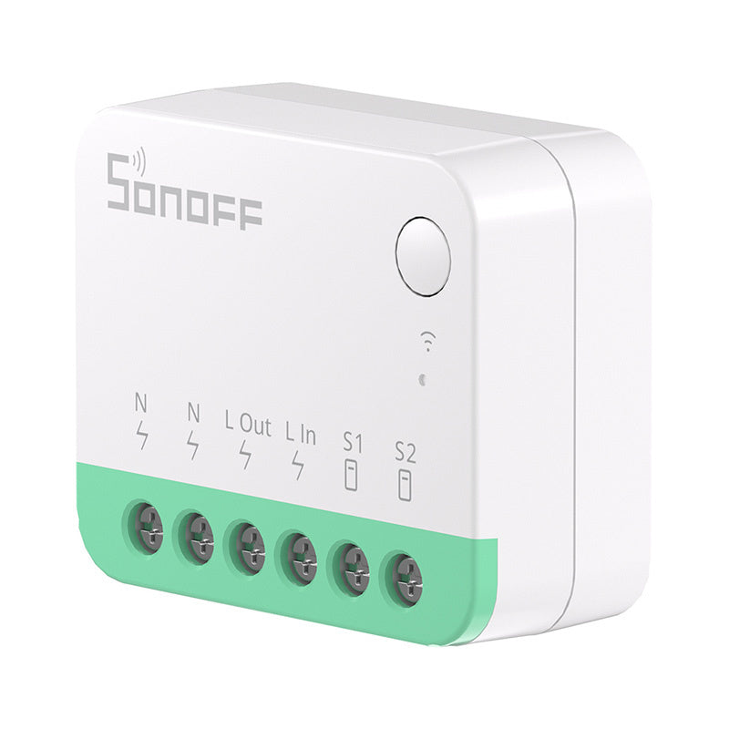 Sonoff MINIR4M Matter viedais WiFi mini slēdzis (HomeKit, SmartThings, Home Assistant).