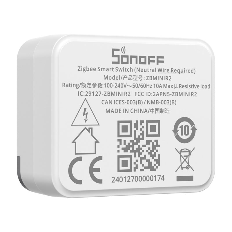 Viedais ZigBee mini slēdzis SONOFF ZBMINIR2