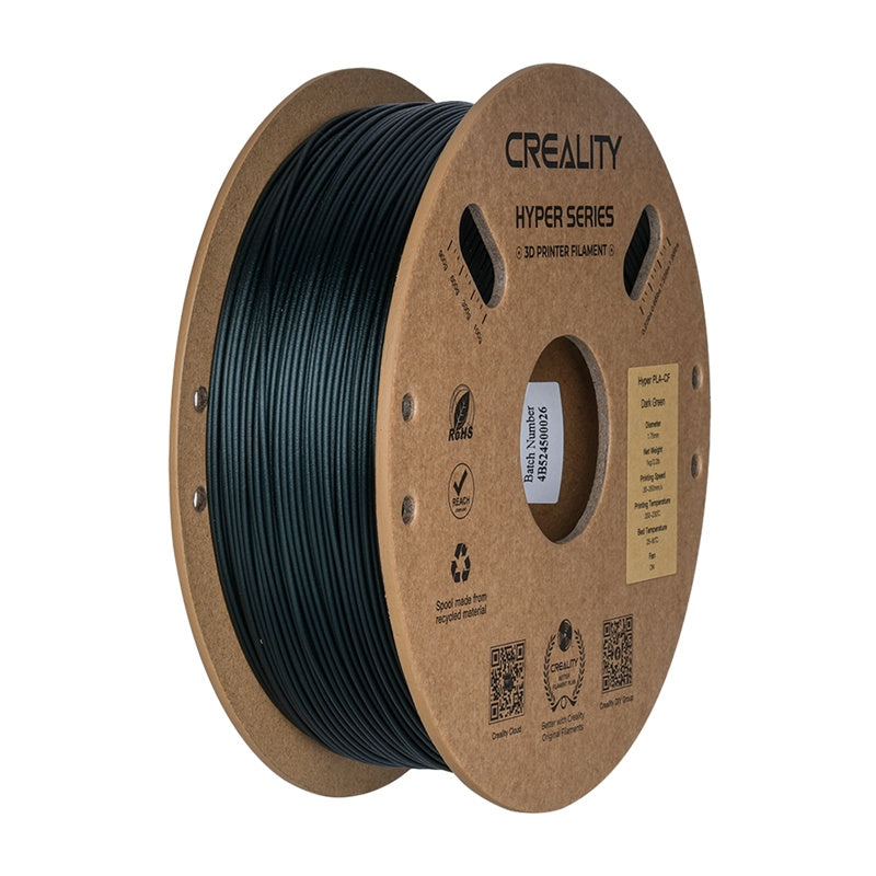 Hyper PLA-CF Creality kvēldiegs (tumši zaļš)