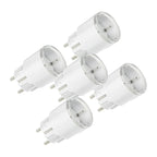 5 Shelly Plug S MTR Gen3 12A viedās rozetes komplekts (balts)