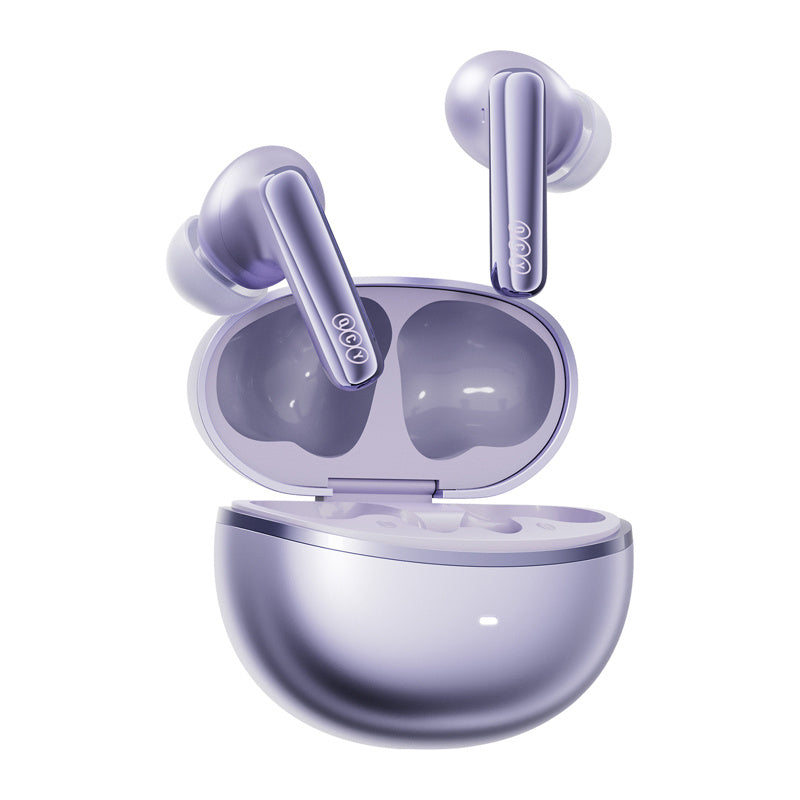 TWS QCY MeloBuds N70 austiņas (violeta krāsa)