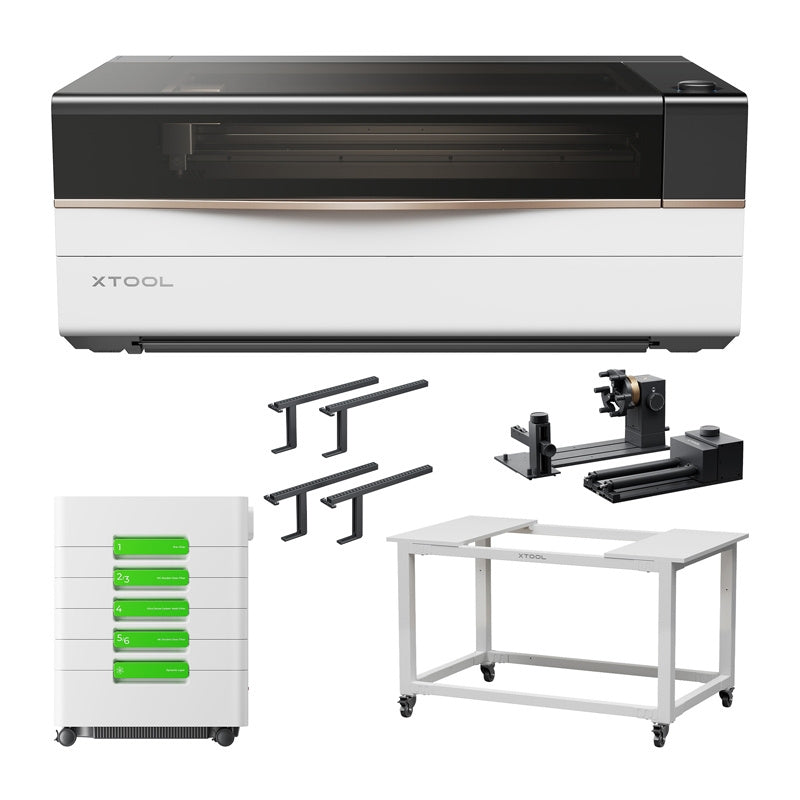xTool P3 80W lāzergravēšanas iekārta — viss vienā komplekts