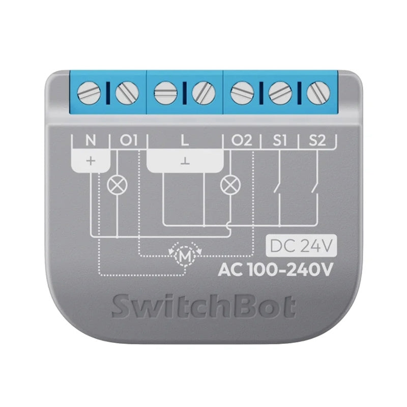 SwitchBot releja slēdzis 2PM viedais divu kanālu slēdzis